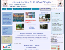 Tablet Screenshot of liceoalberti.it